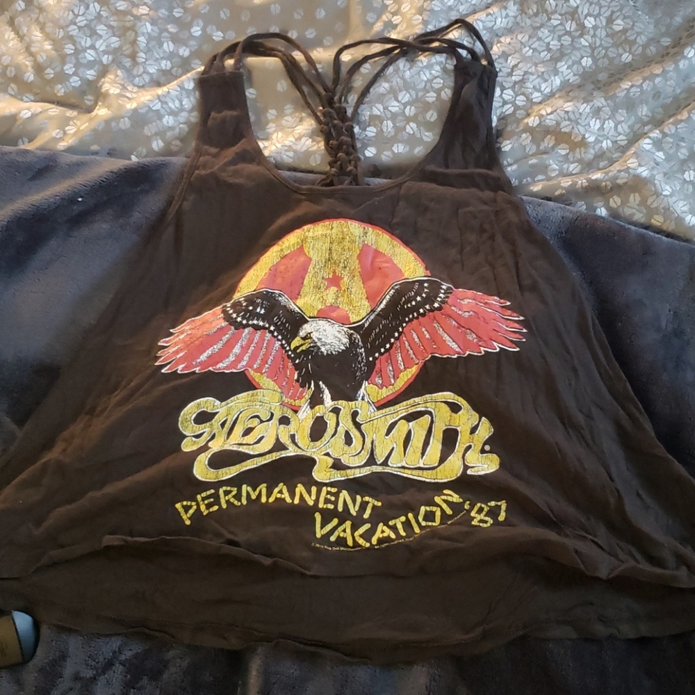 Aerosmith Crop top
